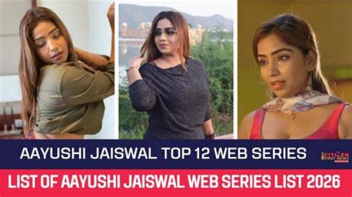 Aayushi Jaiswal's Hottest Web Series - Must Watch!