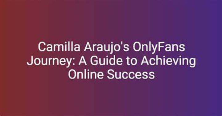 Camilla OnlyFans: A Comprehensive Guide to Her Content, Journey, and Success