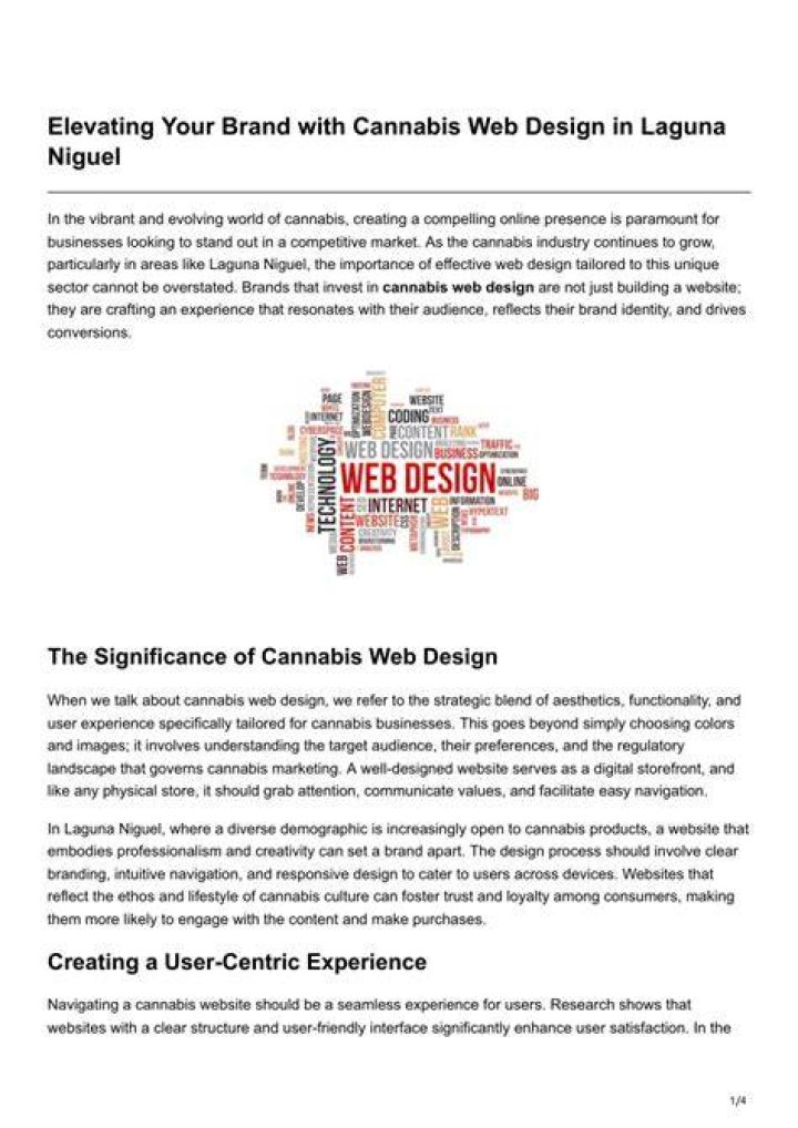 Cannabis Website Design: Elevating Your Brand in the Cannabis Industry