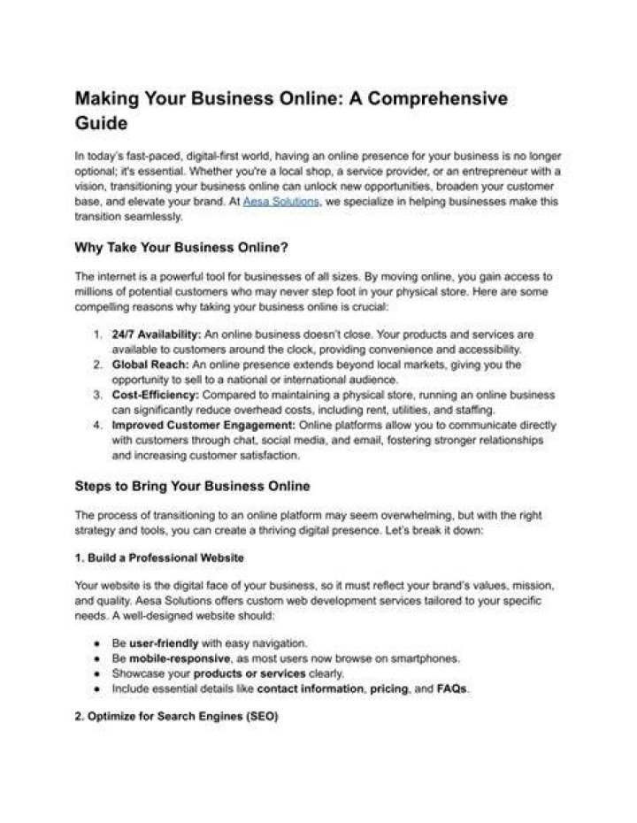 How to Expand Business Online: A Comprehensive Guide