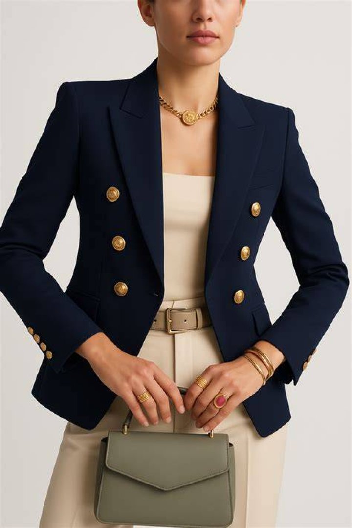Kim's Tailored Blazer: Pining for Perfection - Shop Now!