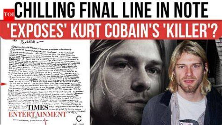 Kurt Cobain's Death Note: Unveiling the Truth Behind the Iconic Rocker's Final Chapter