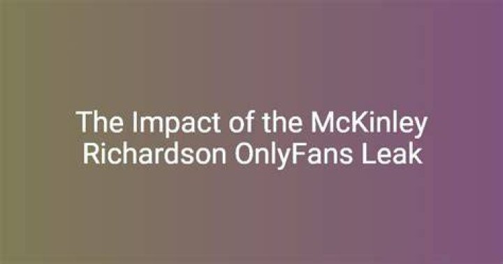 McKinley OnlyFans: The Ultimate Guide to Understanding the Phenomenon