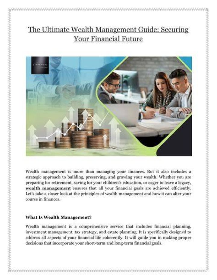 Top Wealth Management Websites: Your Ultimate Guide to Financial Prosperity
