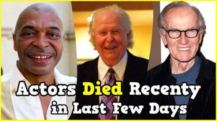 Tragic Loss: 2 Actors Dead Yesterday, Tributes Pour In