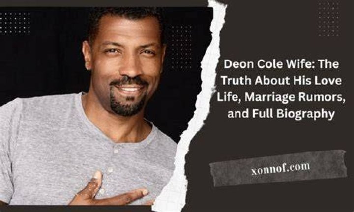 Who Is Deon Cole's Wife? Unveiling the Life and Journey of Deon Cole's Partner